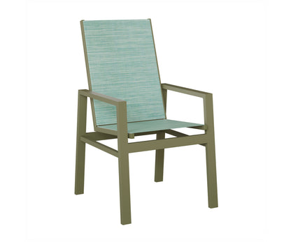 Vida High Back Padded Sling Dining Chair