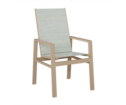 Vida High Back Padded Sling Dining Chair