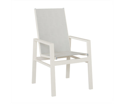 Vida High Back Padded Sling Dining Chair