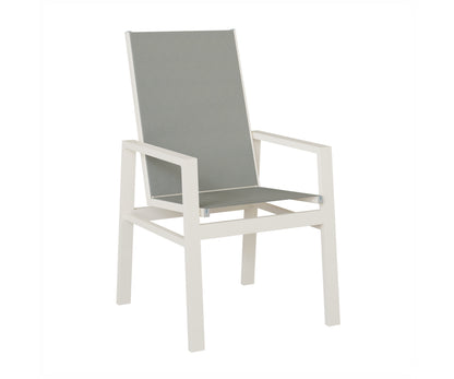 Vida High Back Padded Sling Dining Chair