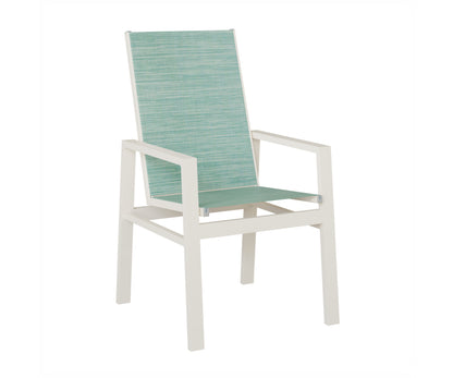 Vida High Back Padded Sling Dining Chair