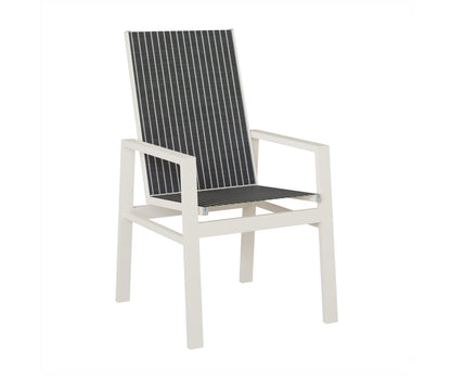 Vida High Back Padded Sling Dining Chair