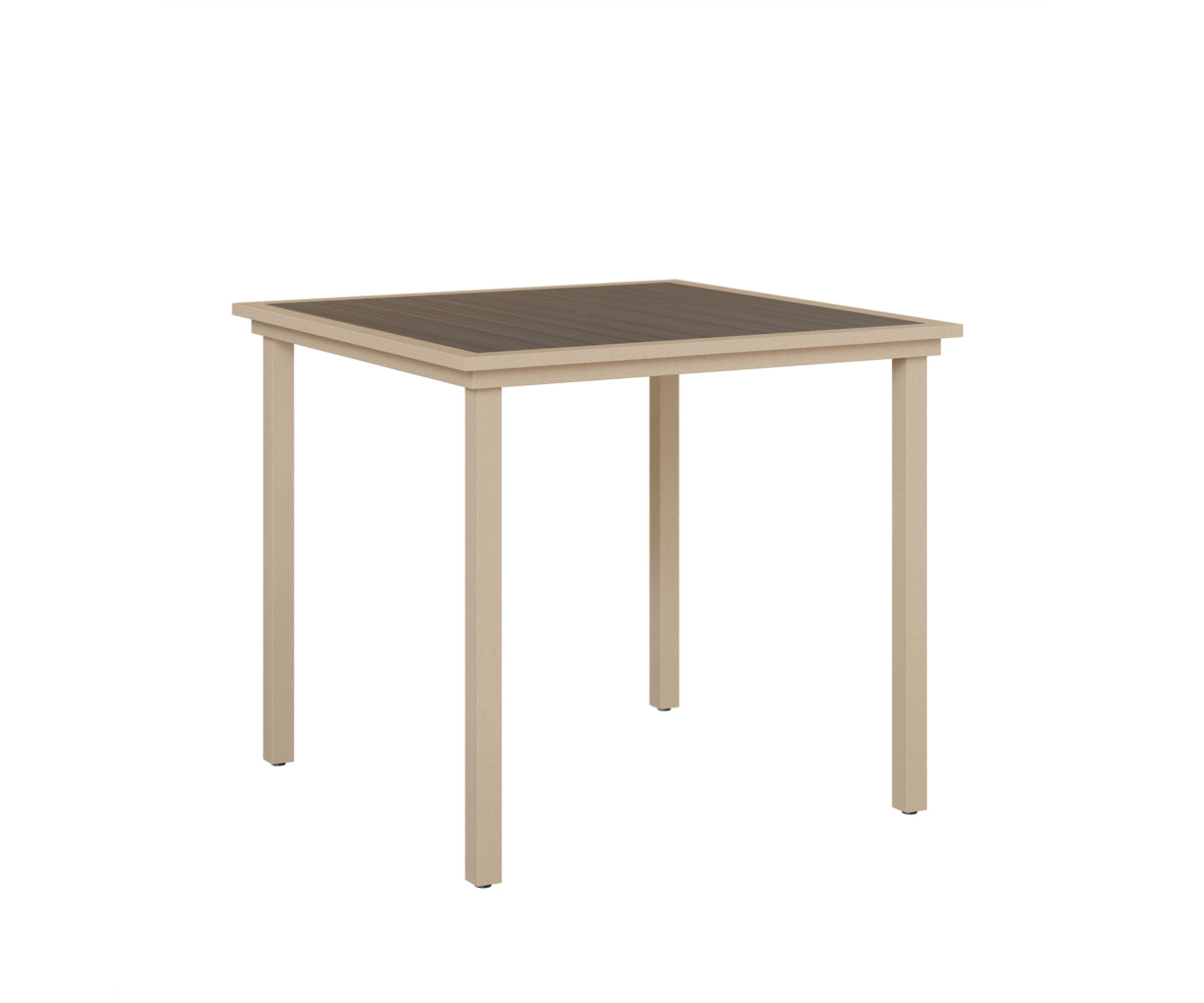 Vida 44" Poly Square Bar Table