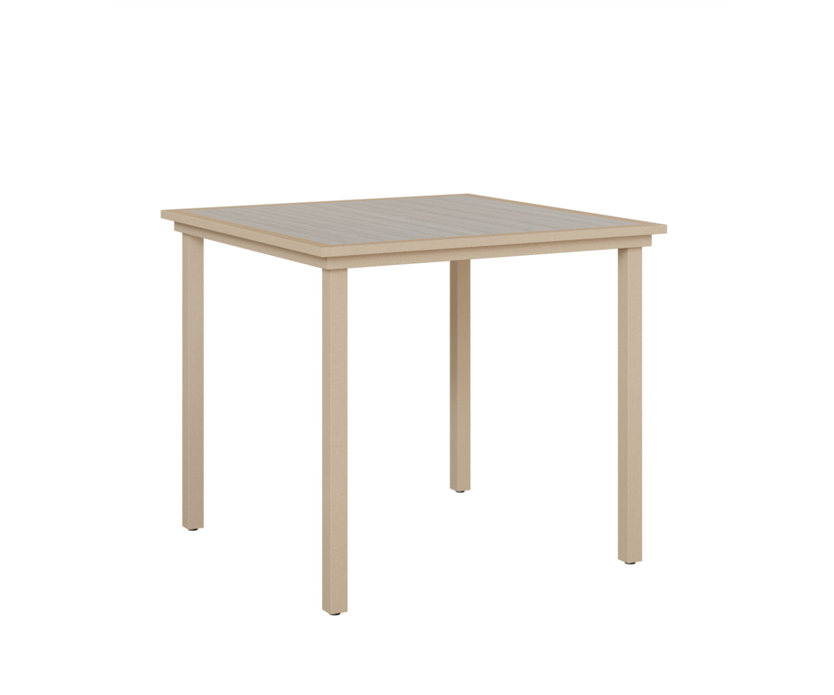 Vida 44" Poly Square Bar Table