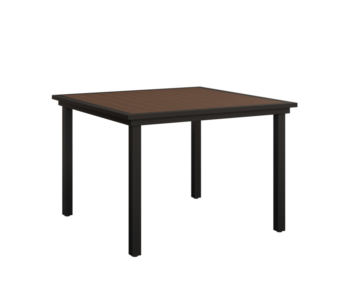 Vida 44" Poly Square Dining Table