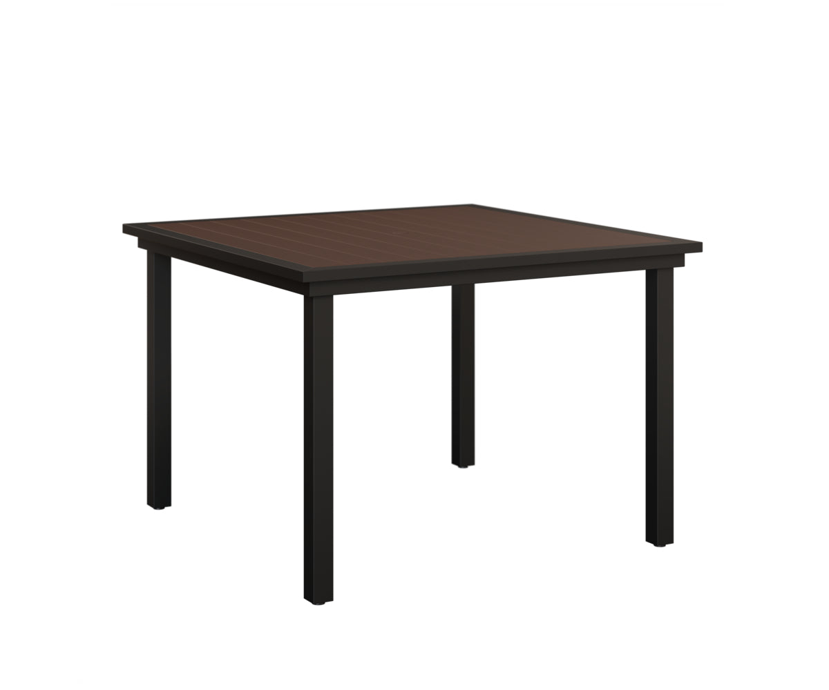 Vida 44" Poly Square Dining Table