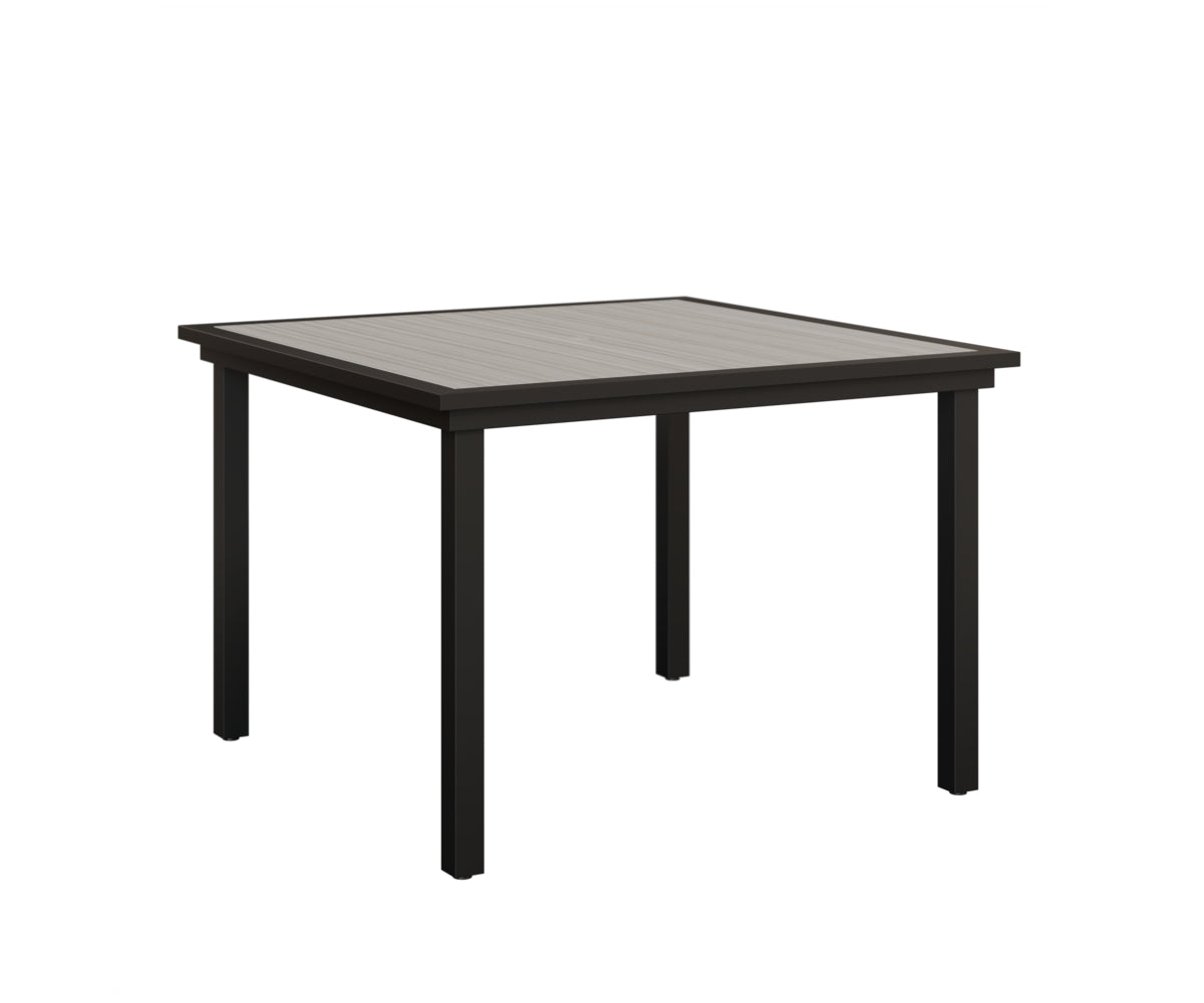 Vida 44" Poly Square Dining Table
