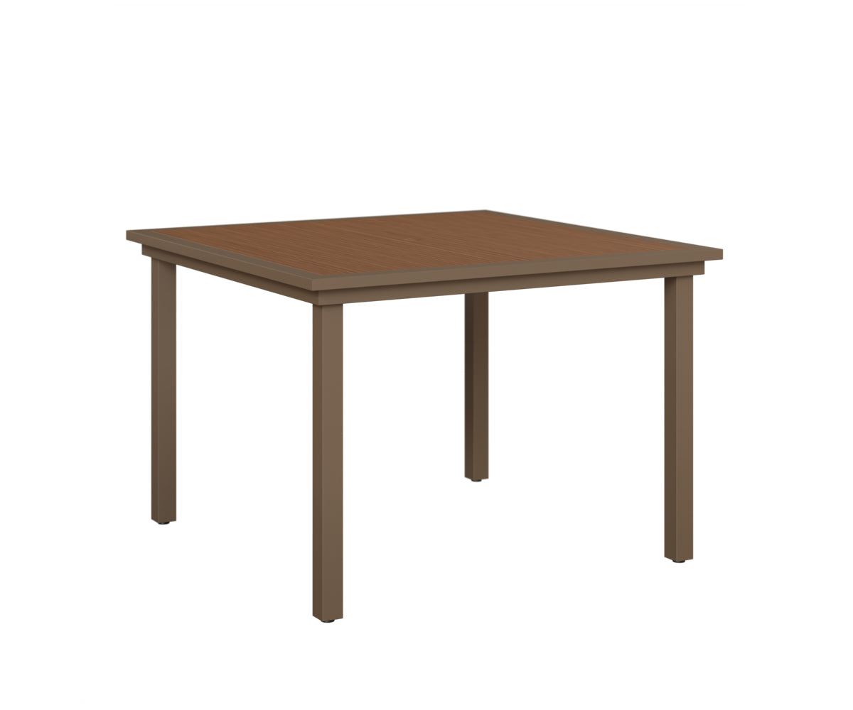 Vida 44" Poly Square Dining Table