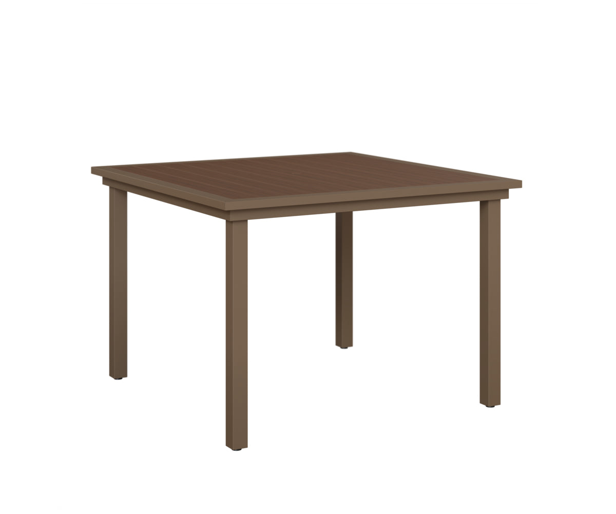 Vida 44" Poly Square Dining Table