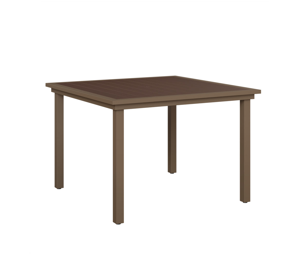 Vida 44" Poly Square Dining Table