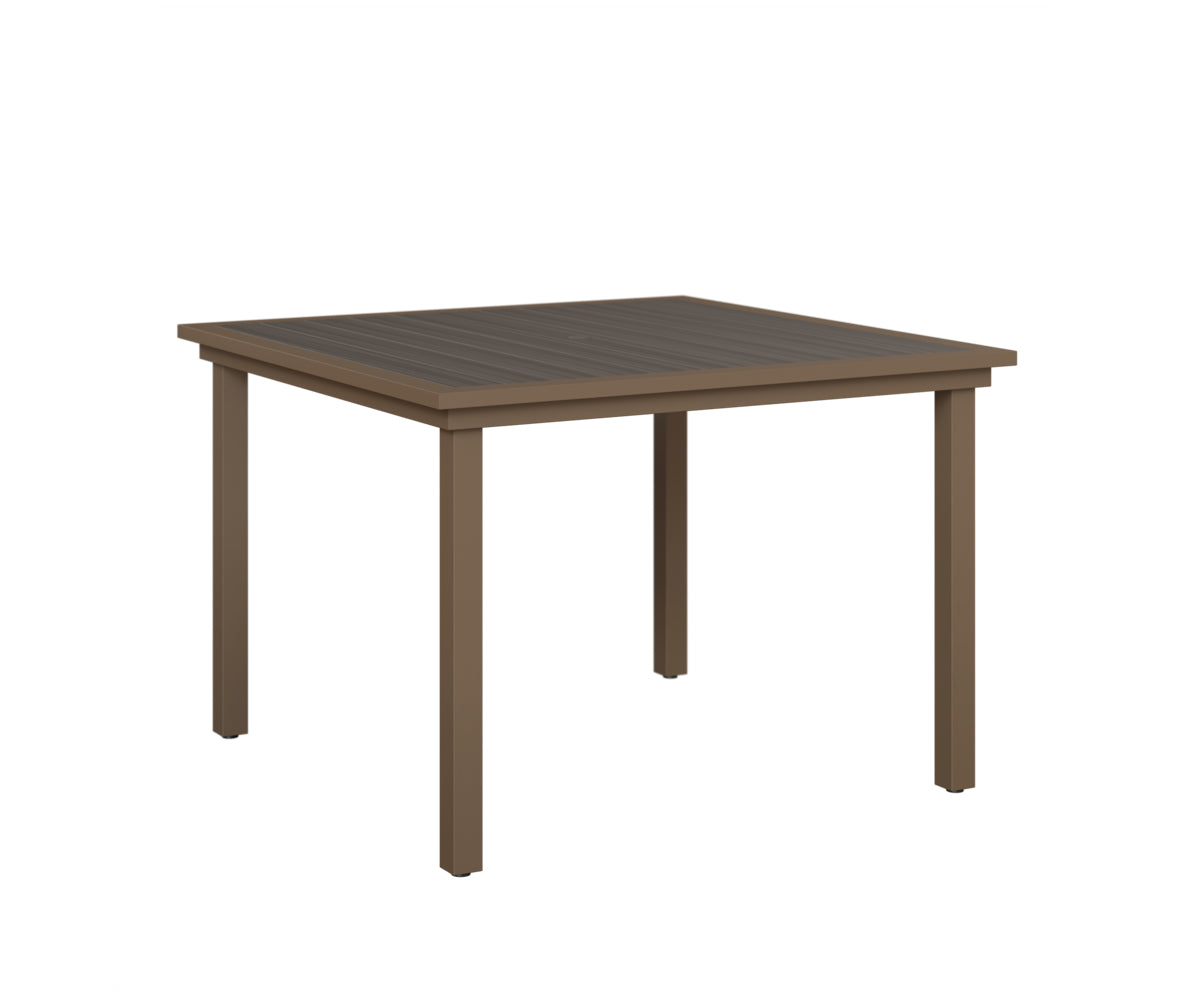 Vida 44" Poly Square Dining Table