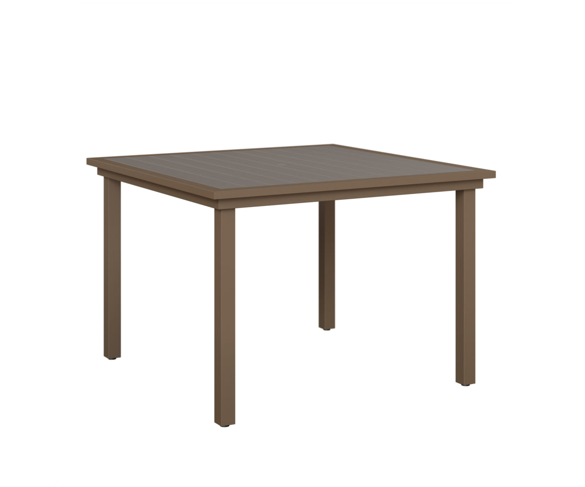 Vida 44" Poly Square Dining Table