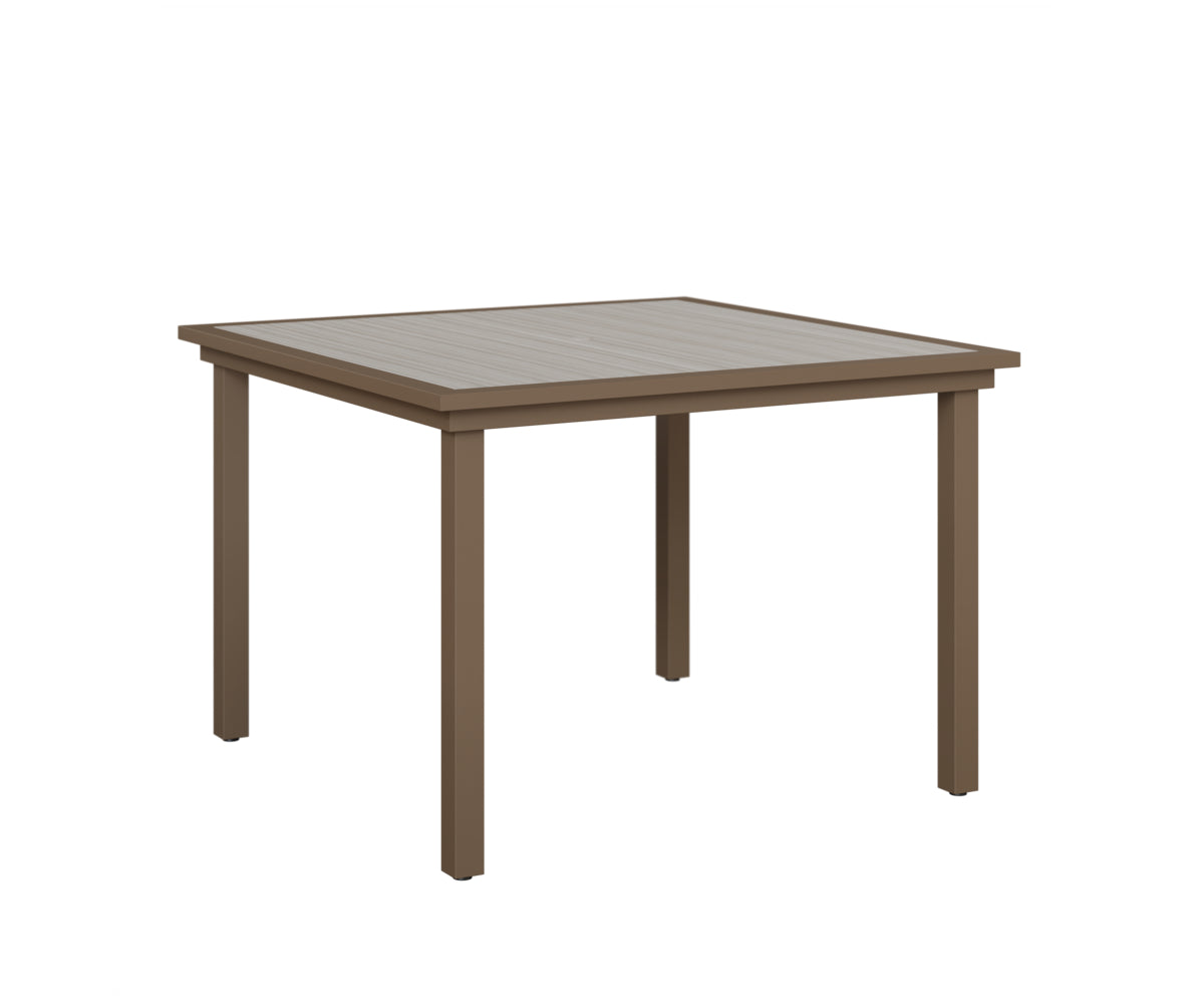 Vida 44" Poly Square Dining Table