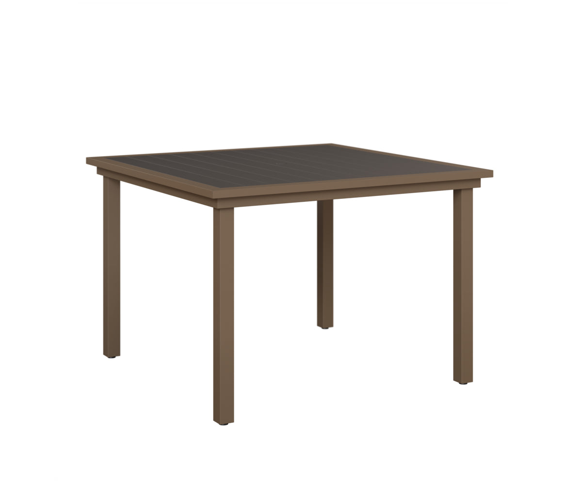 Vida 44" Poly Square Dining Table