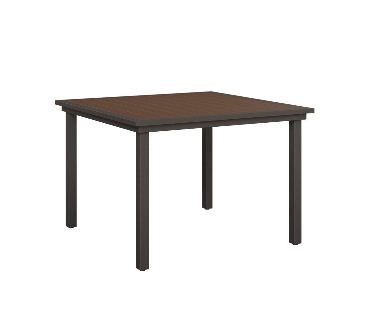 Vida 44" Poly Square Dining Table