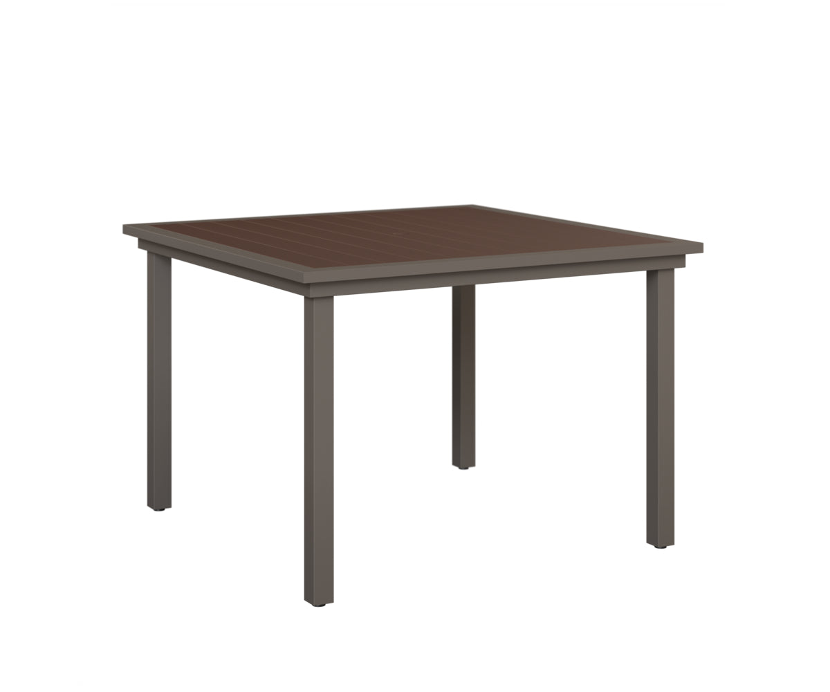 Vida 44" Poly Square Dining Table