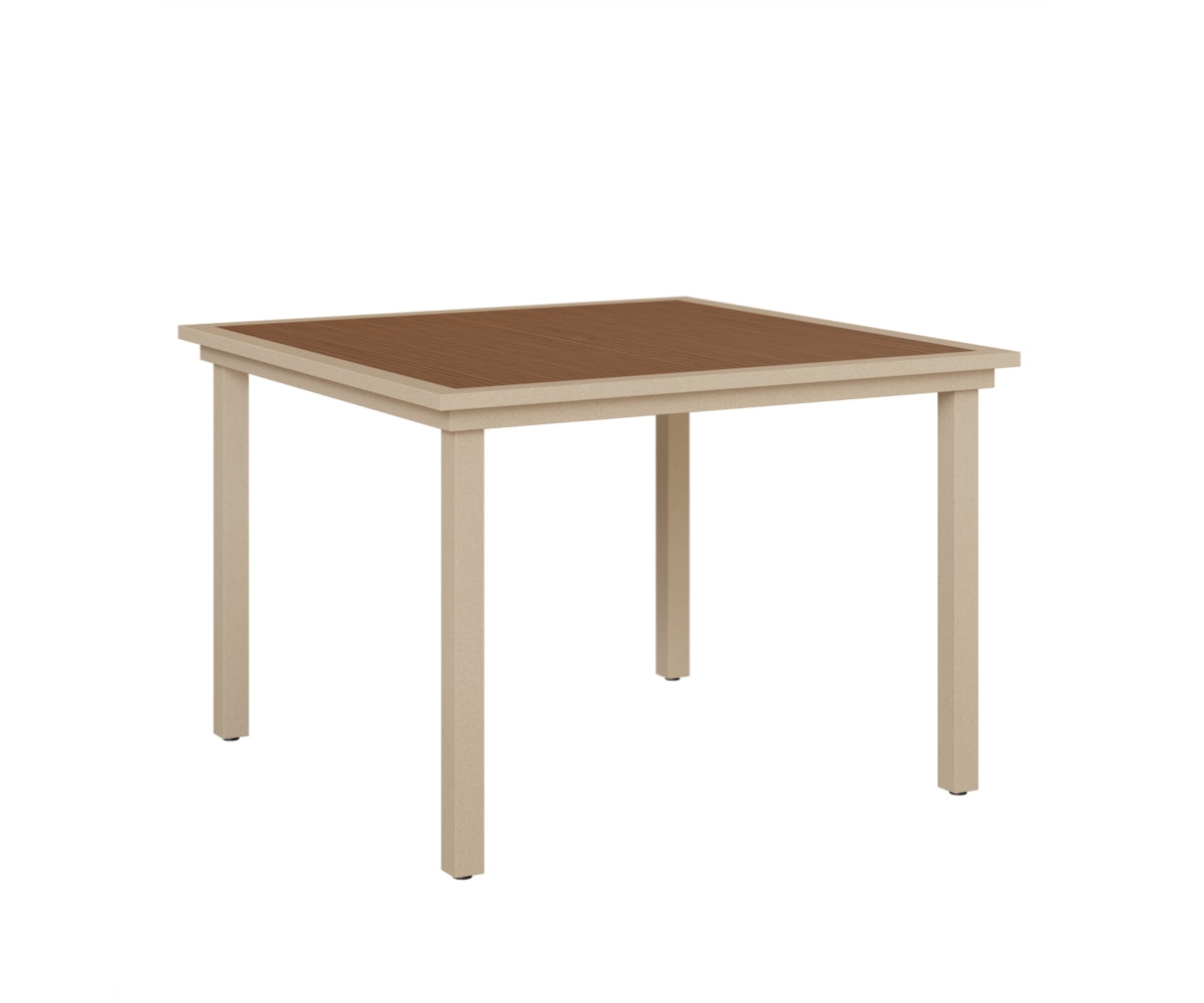 Vida 44" Poly Square Dining Table