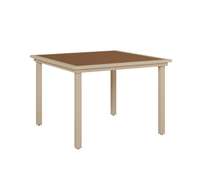 Vida 44" Poly Square Dining Table