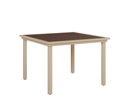 Vida 44" Poly Square Dining Table
