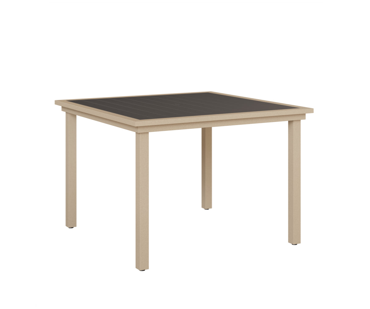 Vida 44" Poly Square Dining Table