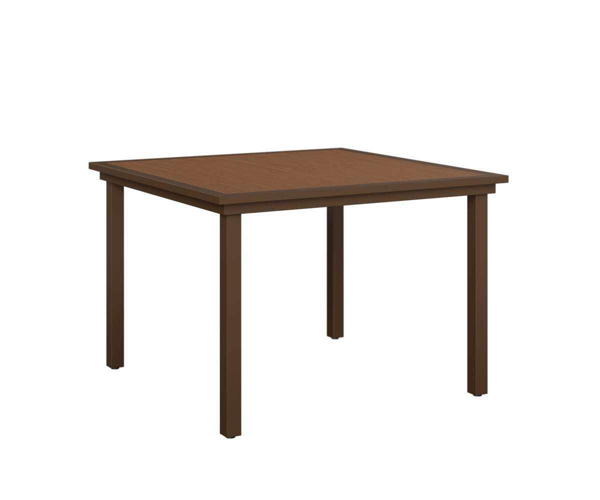 Vida 44" Poly Square Dining Table