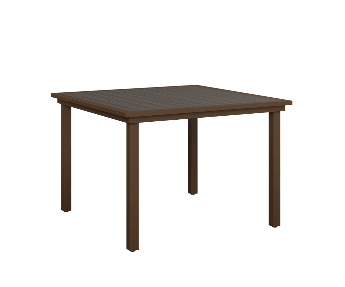 Vida 44" Poly Square Dining Table