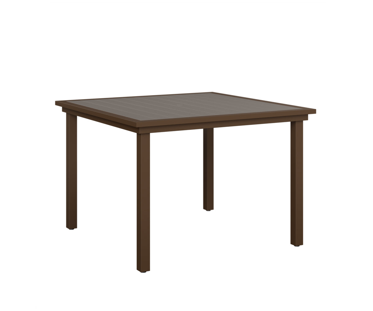 Vida 44" Poly Square Dining Table