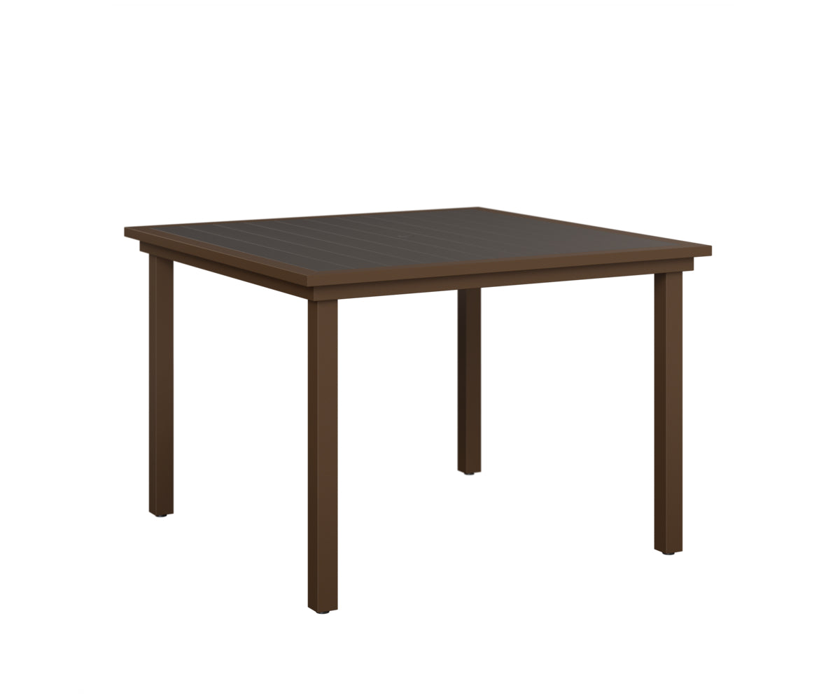 Vida 44" Poly Square Dining Table