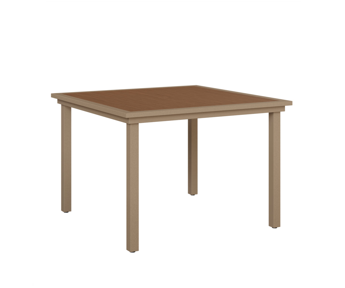 Vida 44" Poly Square Dining Table