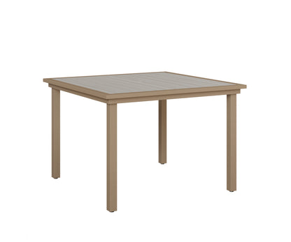 Vida 44" Poly Square Dining Table