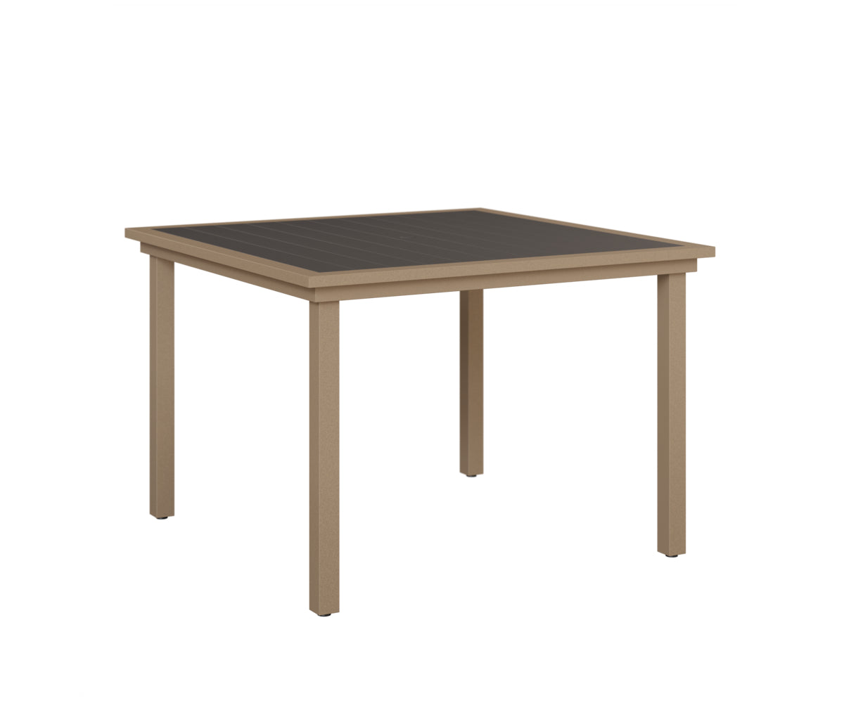 Vida 44" Poly Square Dining Table