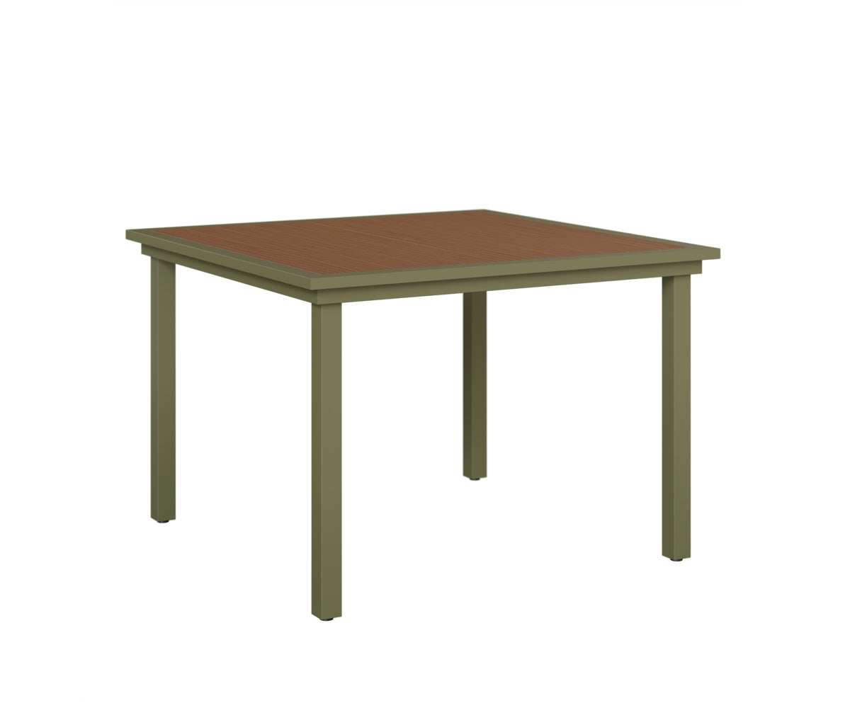Vida 44" Poly Square Dining Table