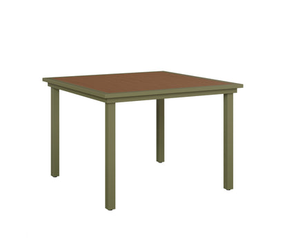 Vida 44" Poly Square Dining Table