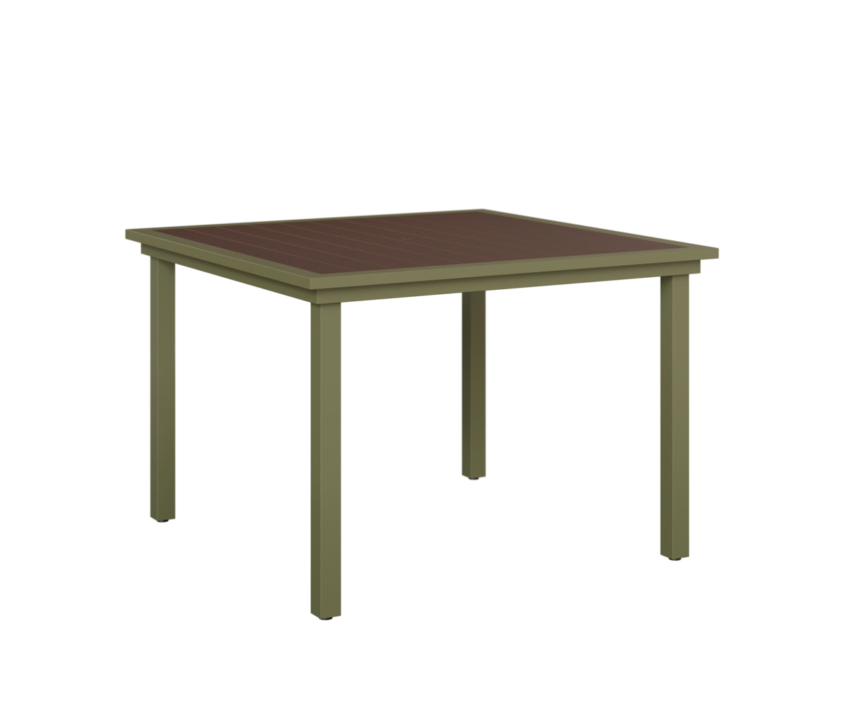 Vida 44" Poly Square Dining Table