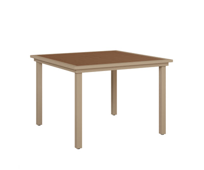 Vida 44" Poly Square Dining Table
