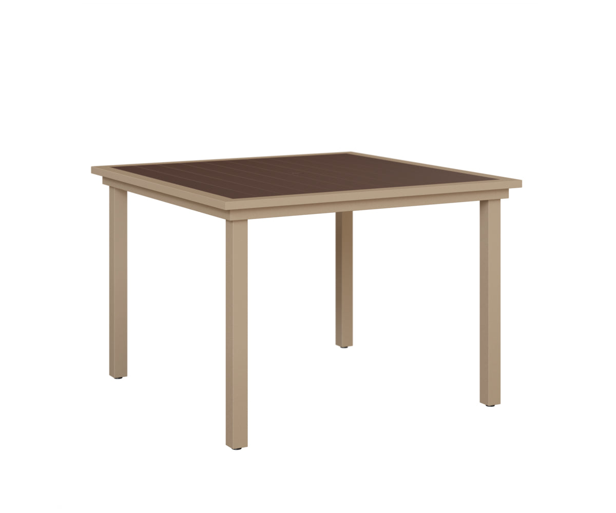 Vida 44" Poly Square Dining Table