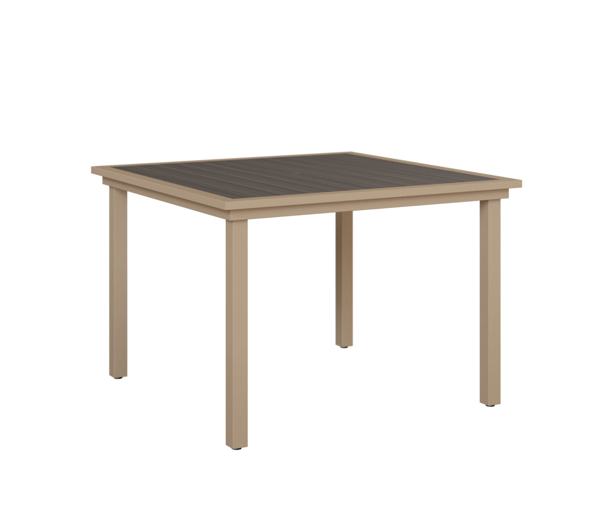 Vida 44" Poly Square Dining Table