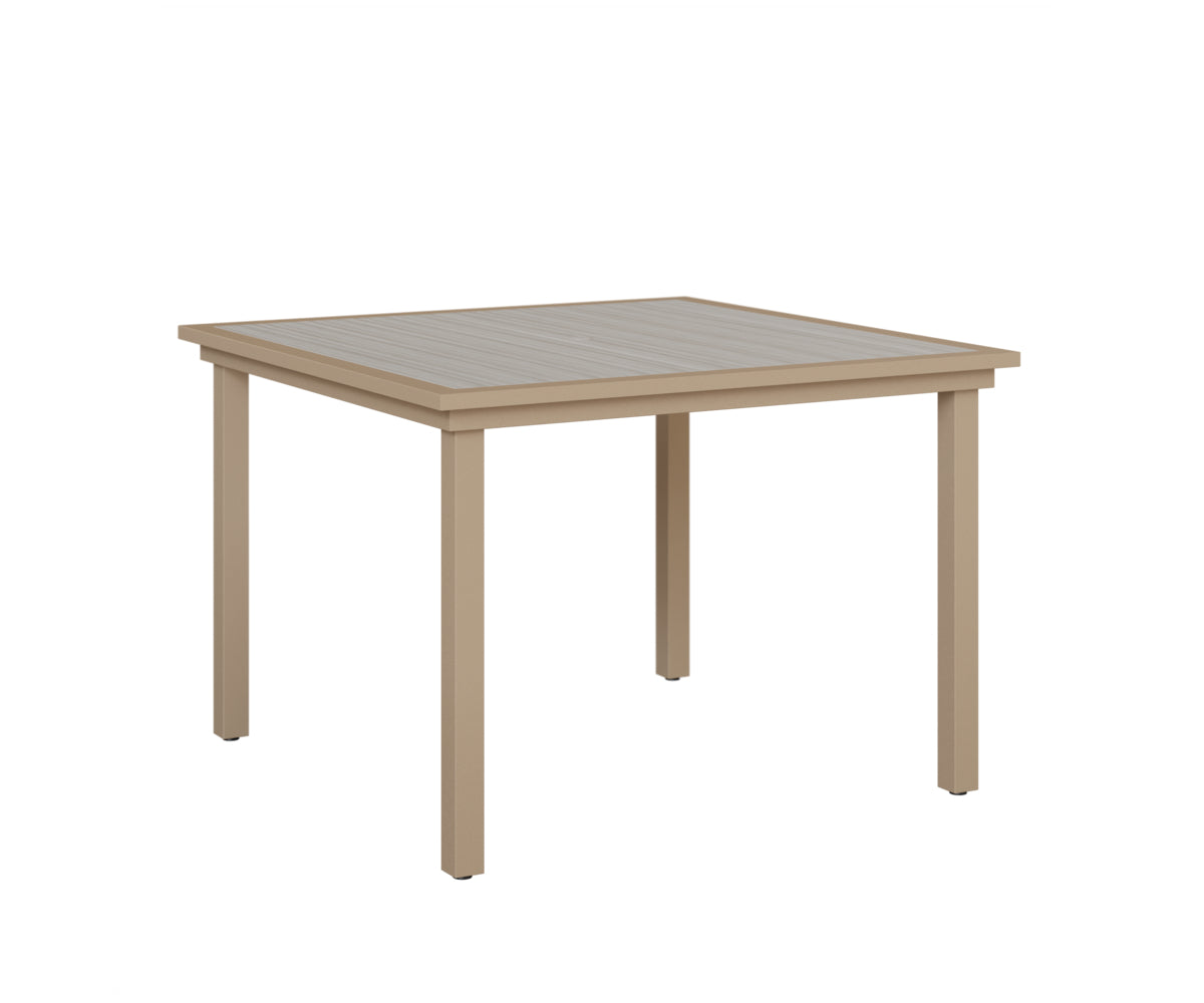 Vida 44" Poly Square Dining Table