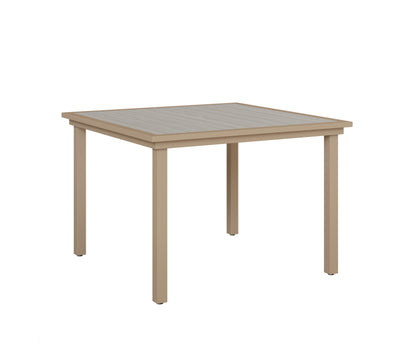 Vida 44" Poly Square Dining Table