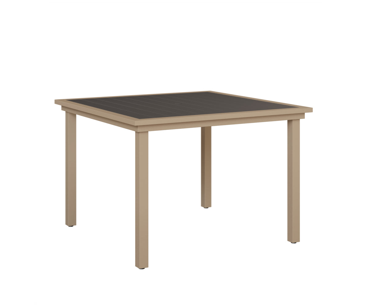 Vida 44" Poly Square Dining Table