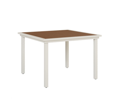 Vida 44" Poly Square Dining Table