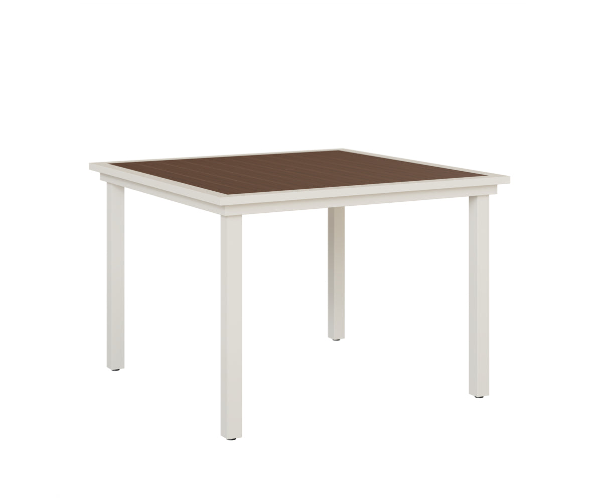 Vida 44" Poly Square Dining Table