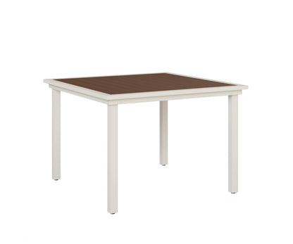 Vida 44" Poly Square Dining Table