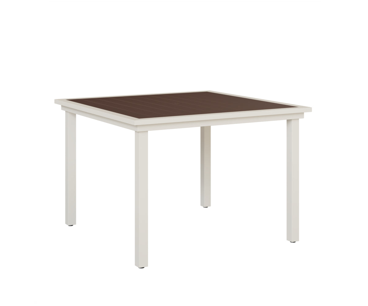 Vida 44" Poly Square Dining Table