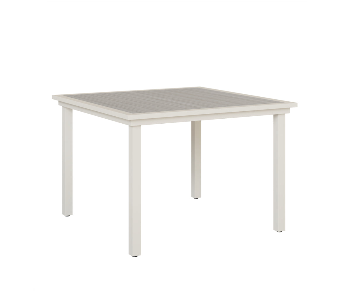 Vida 44" Poly Square Dining Table