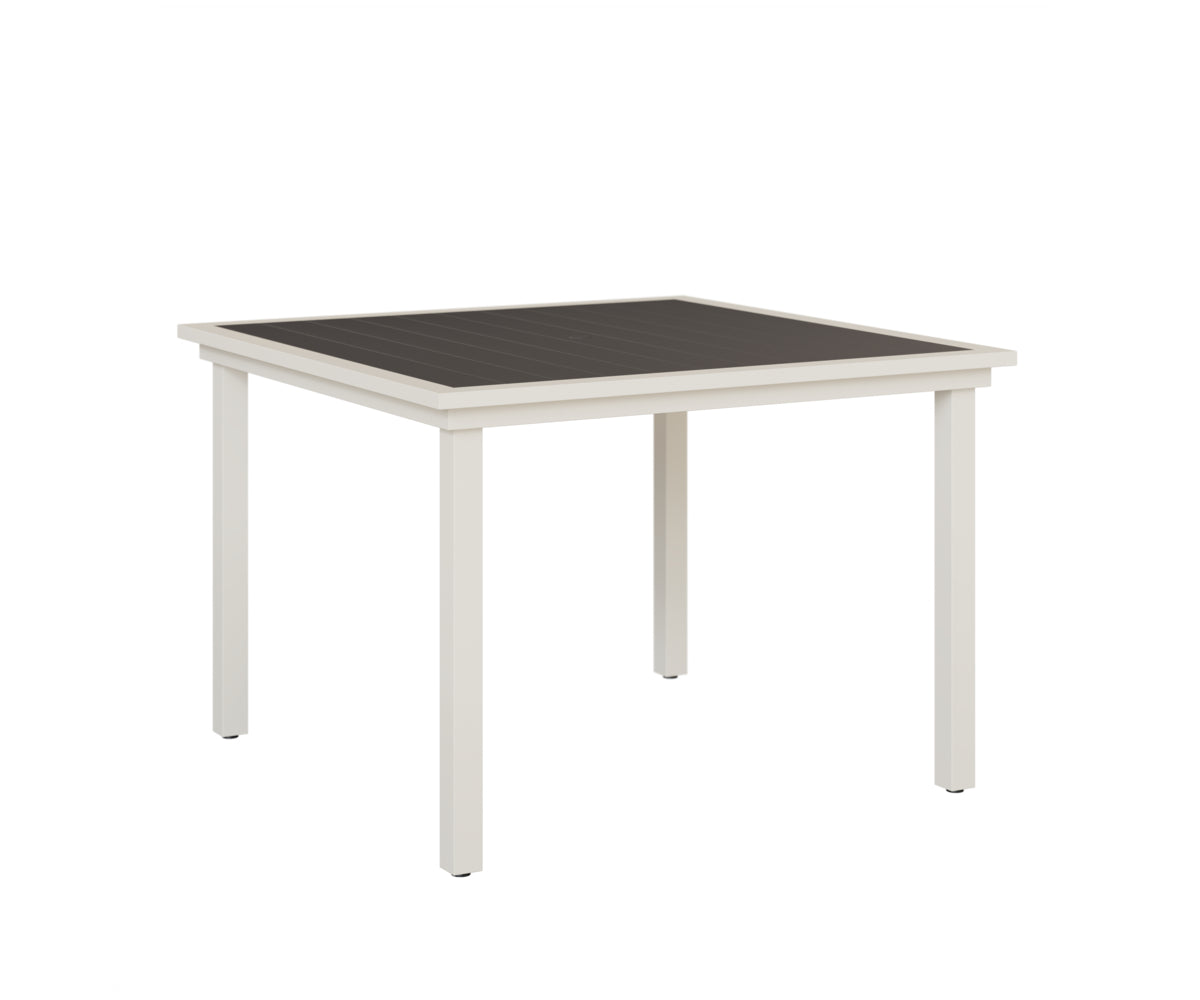 Vida 44" Poly Square Dining Table