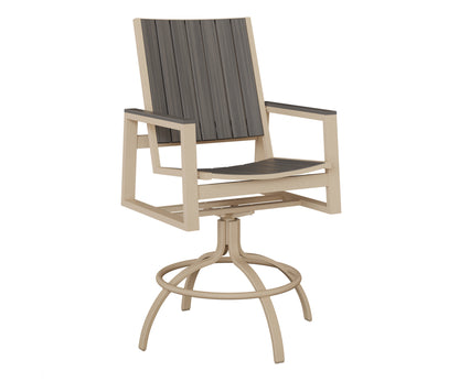 Vida Poly Swivel Bar Chair