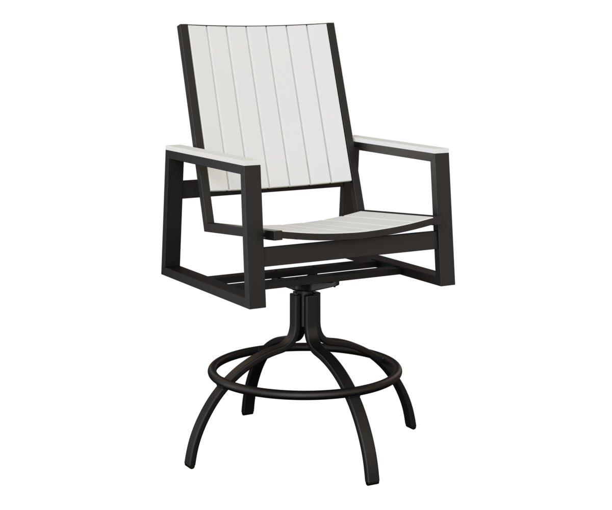 Vida Poly Swivel Bar Chair