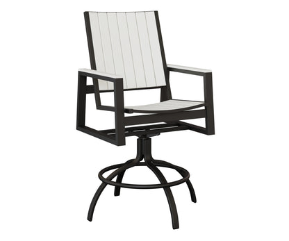 Vida Poly Swivel Bar Chair