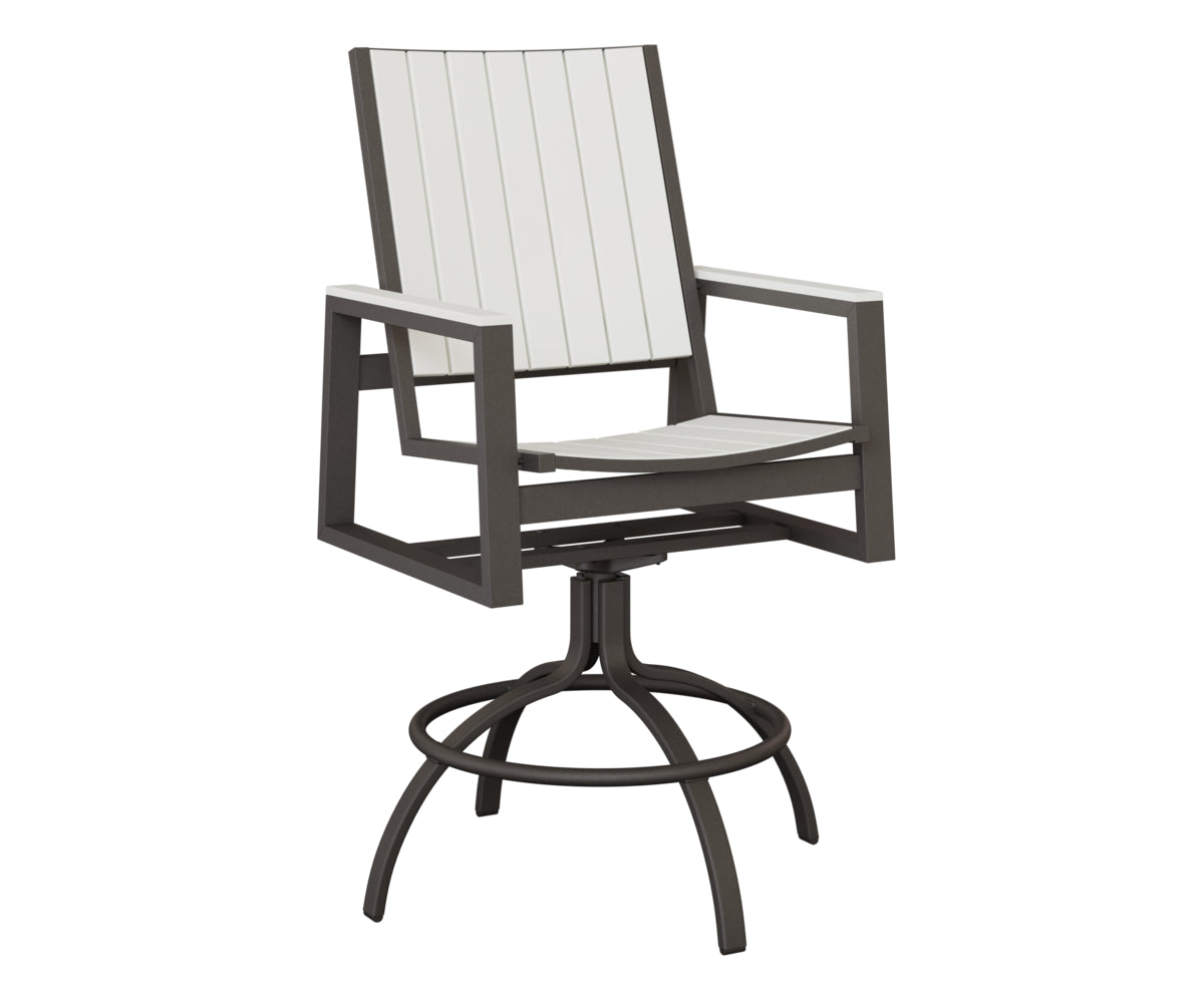 Vida Poly Swivel Bar Chair